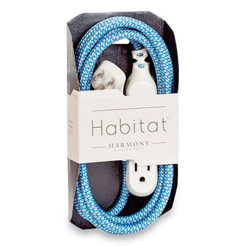 360 Electrical Habitat Accent Collection Braided Ac Extension Cord, 8 Ft, 13 A, Summer Twilight freeshipping - TVN Wholesale